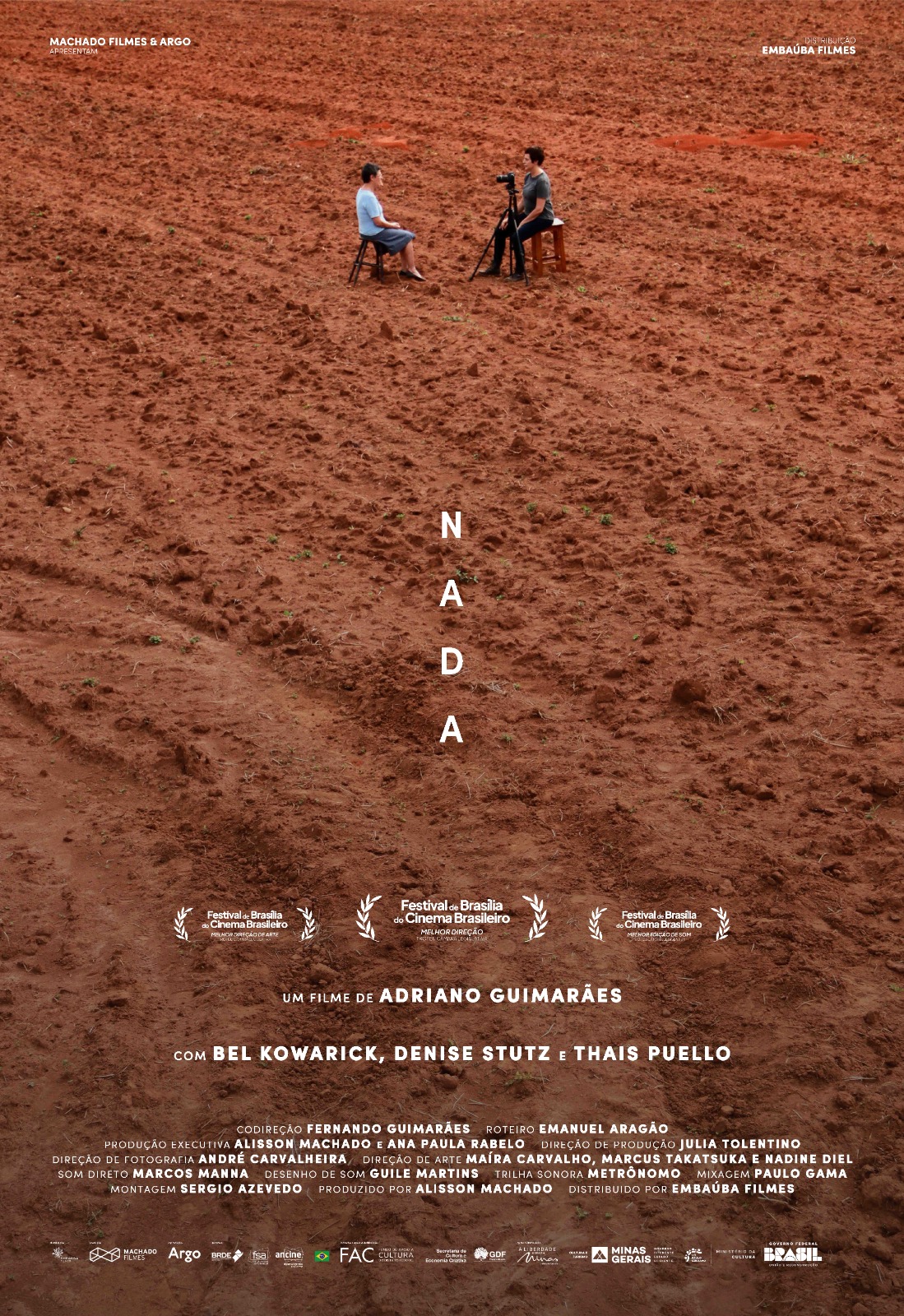 Cineclube de Montes Claros exibe filme premiado “Nada” de Adriano Guimarães nesta terça-feira