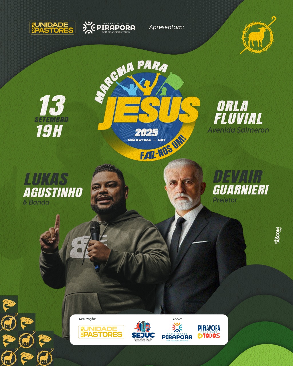 Pirapora se prepara para a Marcha para Jesus
