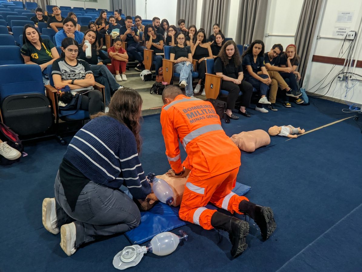 7º BBM realiza capacitação de acadêmicos de medicina da Unimontes em Montes Claros