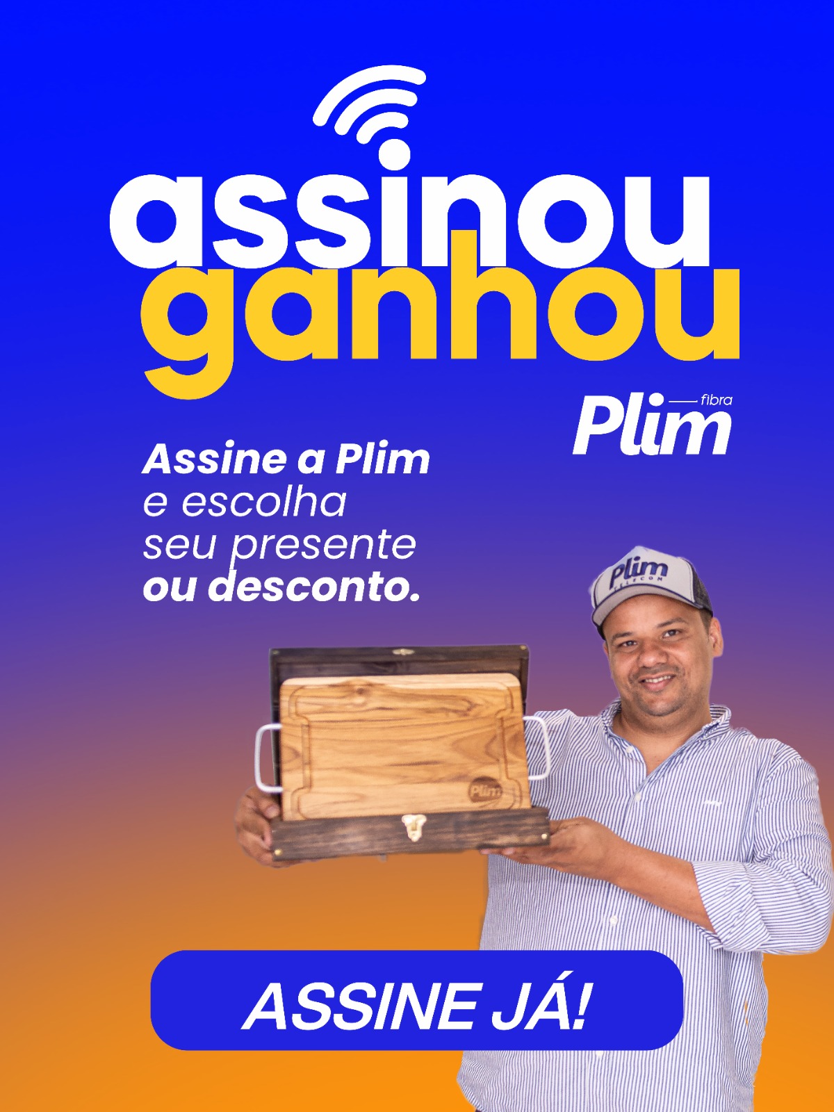 ASSINOU GANHOU PLIM