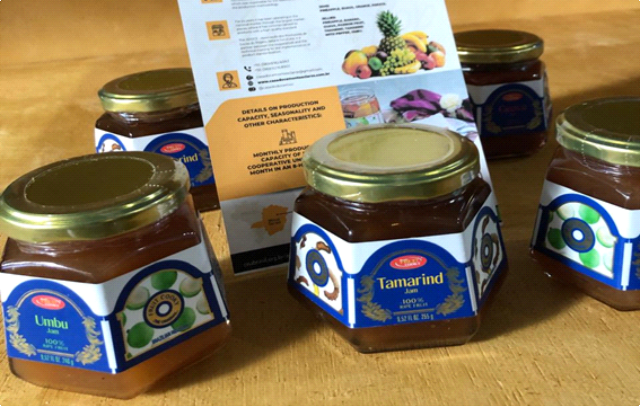 Representantes da Fruit Cooky no evento Exporta Mais Brasil em Brasília