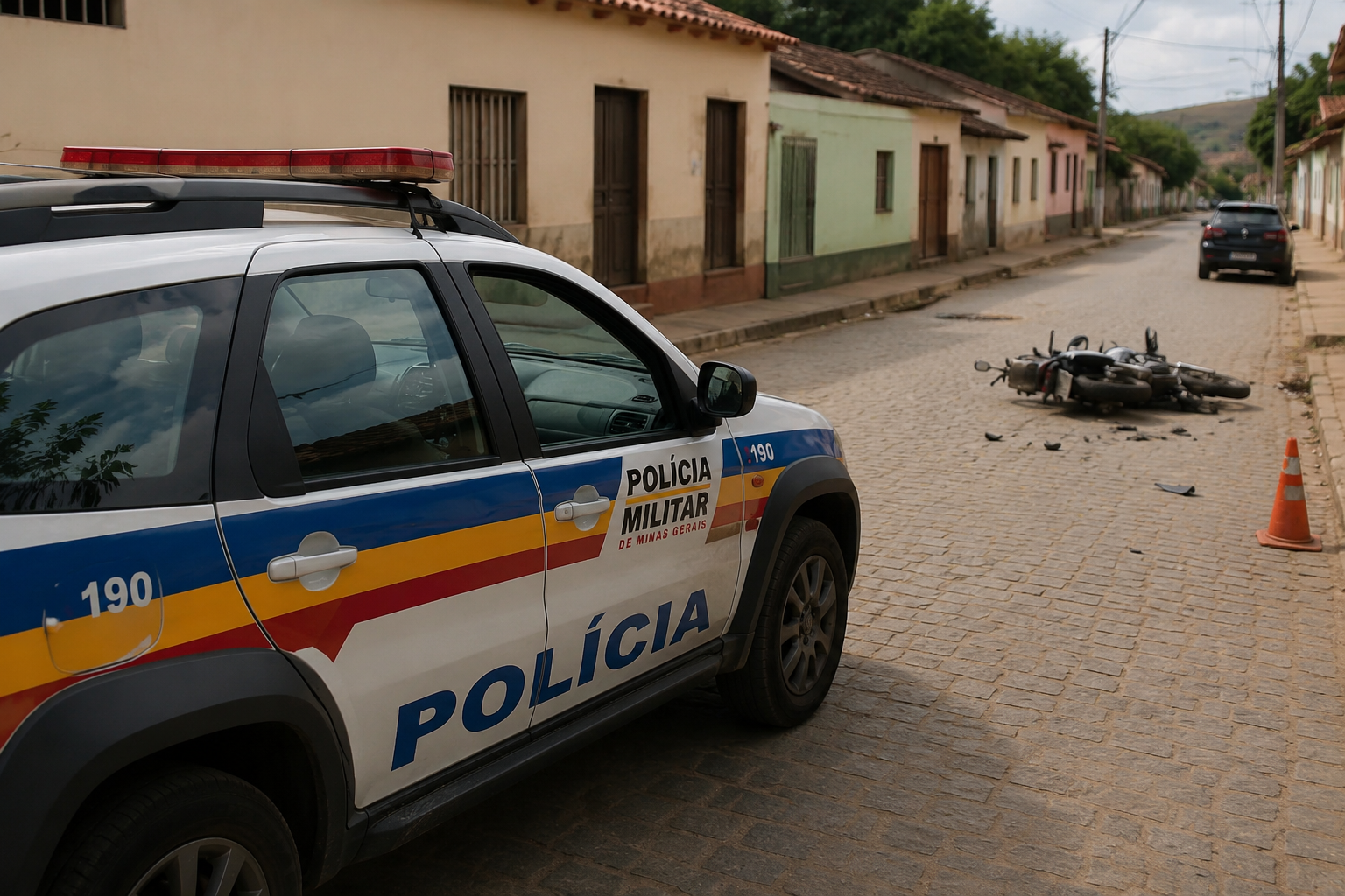 Um jovem de 26 anos morreu após um grave acidente entre uma motocicleta e um automóvel no início da tarde deste domingo (17), no Centro de Cristália. A colisão ocorreu no cruzamento das ruas Pedra Alta e Vitória e mobilizou equipes da Polícia Militar e do Serviço de Atendimento Móvel de Urgência (SAMU).