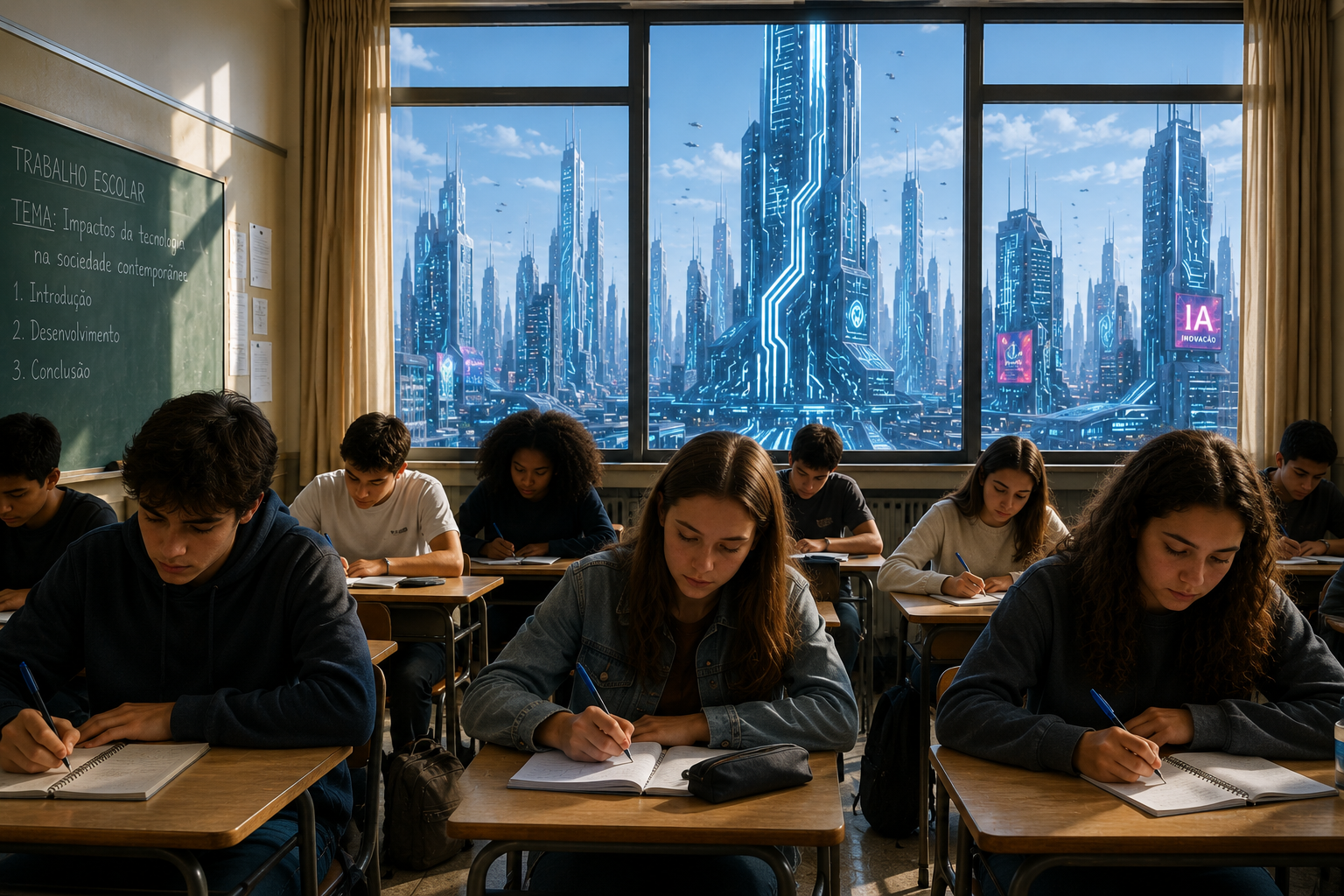 A inteligência artificial pode eliminar profissões antes mesmo da próxima geração entrar no mercado. Uma reflexão inquietante sobre educação, futuro e sobrevivência profissional.
