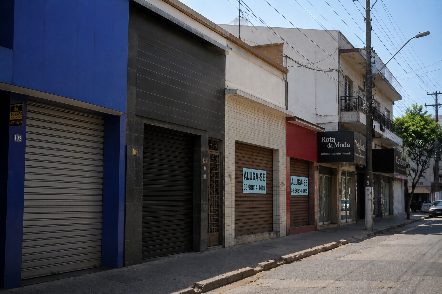 Crise economica chega em Montes Claros e se faz perceber no numero de lojas fechadas