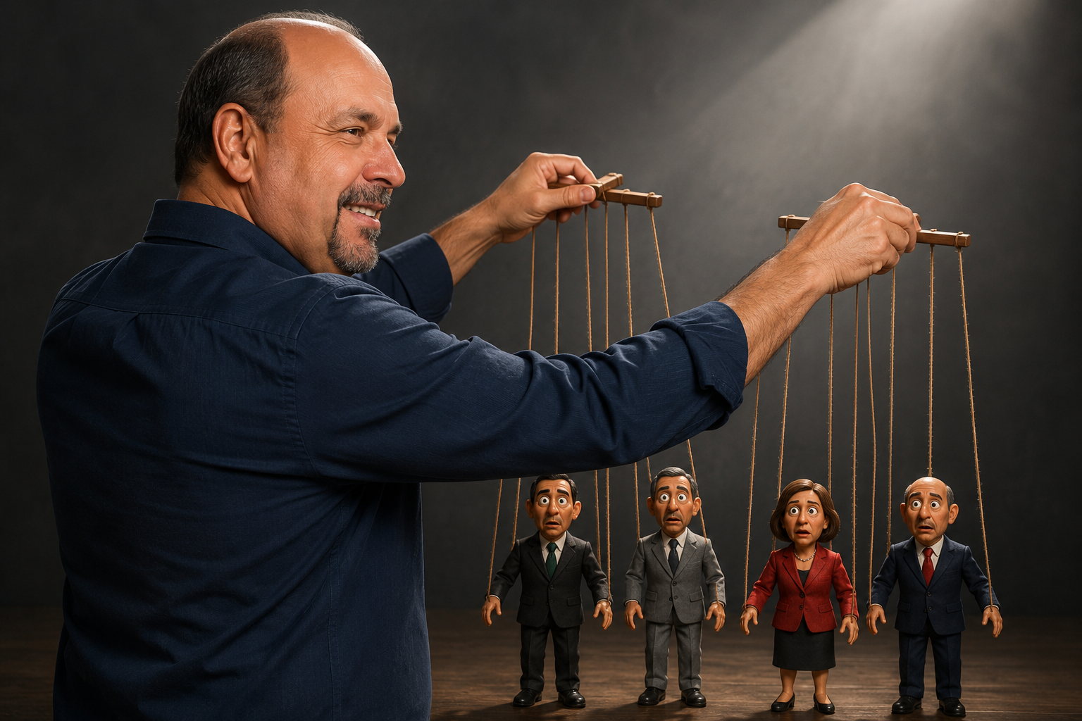 Montagem fotográfica unindo as fachadas da Câmara Municipal e da Prefeitura de Montes Claros com o rosto do prefeito Guilherme Guimarães, ilustrando a denúncia da coluna de Luciano Meira.