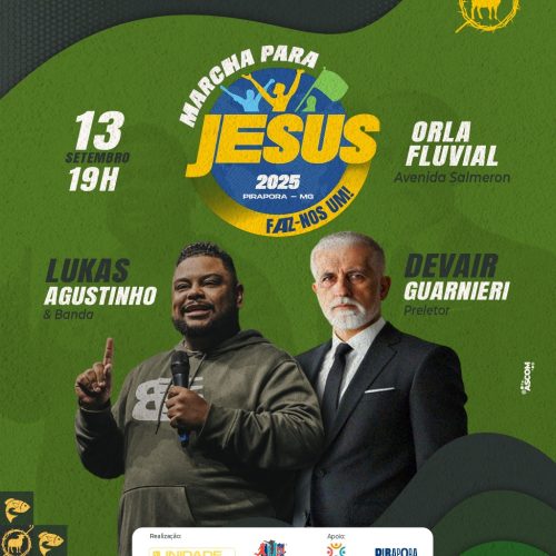 Pirapora se prepara para a Marcha para Jesus