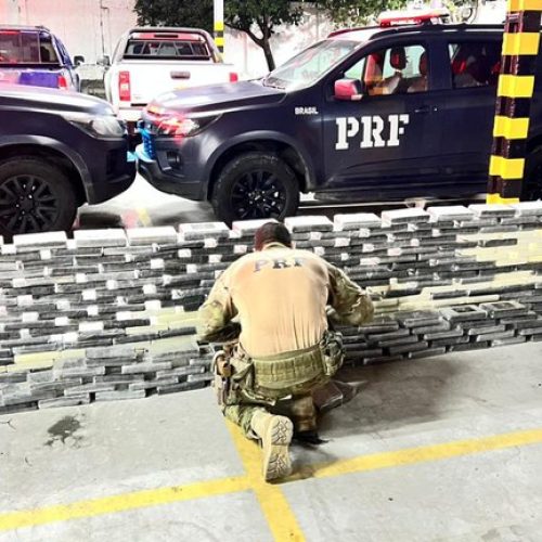 PRF realiza a maior apreensão de cocaína da história da Paraíba