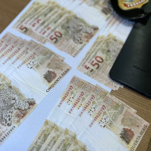 Polícia Federal prende mulher com cédulas falsas em Coração de Jesus