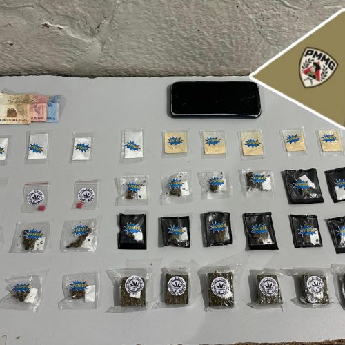 Jovem descumpre prisão domiciliar e é preso por tráfico de drogas em Montes Claros