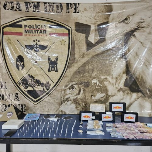 Operação da PM apreende grande quantidade de drogas e prende dois suspeitos em Montes Claros